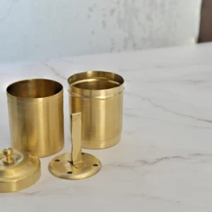 Matte Finish Brass Filter and Dabara Set